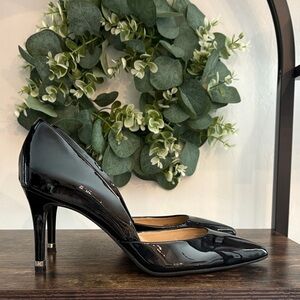 Michael Kors Patent Leather Black Heels